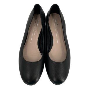 ECCO Anine Black Ballerina Flats EU 37 US 6 UK 4.5 Leather